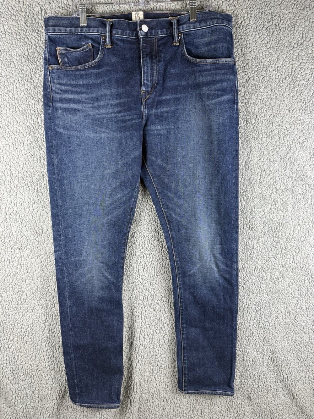 Hiroshi KATO Mens Jeans 36 The Scissors Slim Tapered Jett Selvedge USA